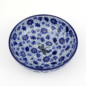 Miska ceramiczna B90 0,5l <br> 1443X Ważka w kwiatach